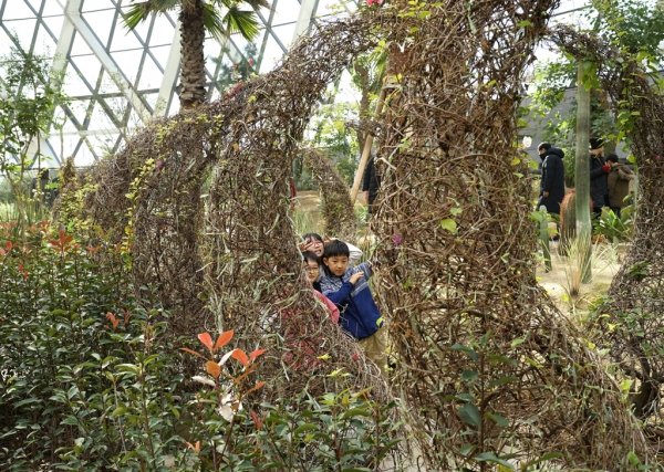 서울식물원 가족 나들이 모습