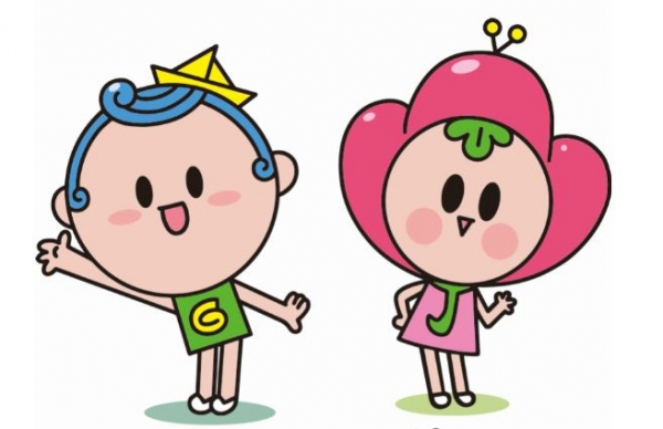 새롭게 선정된 SNS용 캐릭터 ‘광이(사진 왼쪽), 진이(사진 오른쪽)