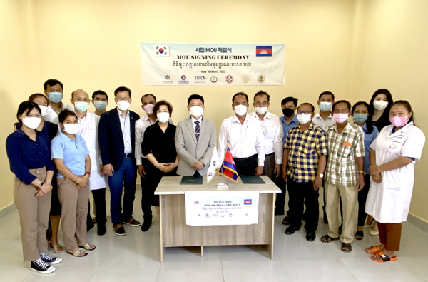 캄보디아 프렉프노우 mHealth를 활용한 NCD관리사업 착수단 파견